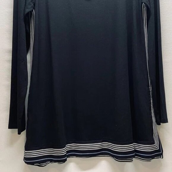 J. Jill Long Sleeve Pullover Tunic Women's XSP Petite Black Stretch MSRP $89 NWT - Picture 3 of 14